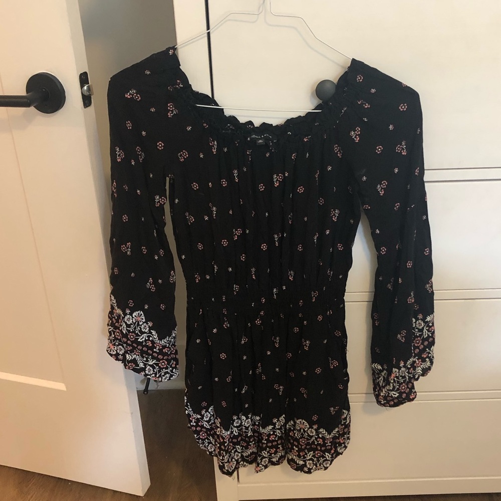 Off shoulder romper